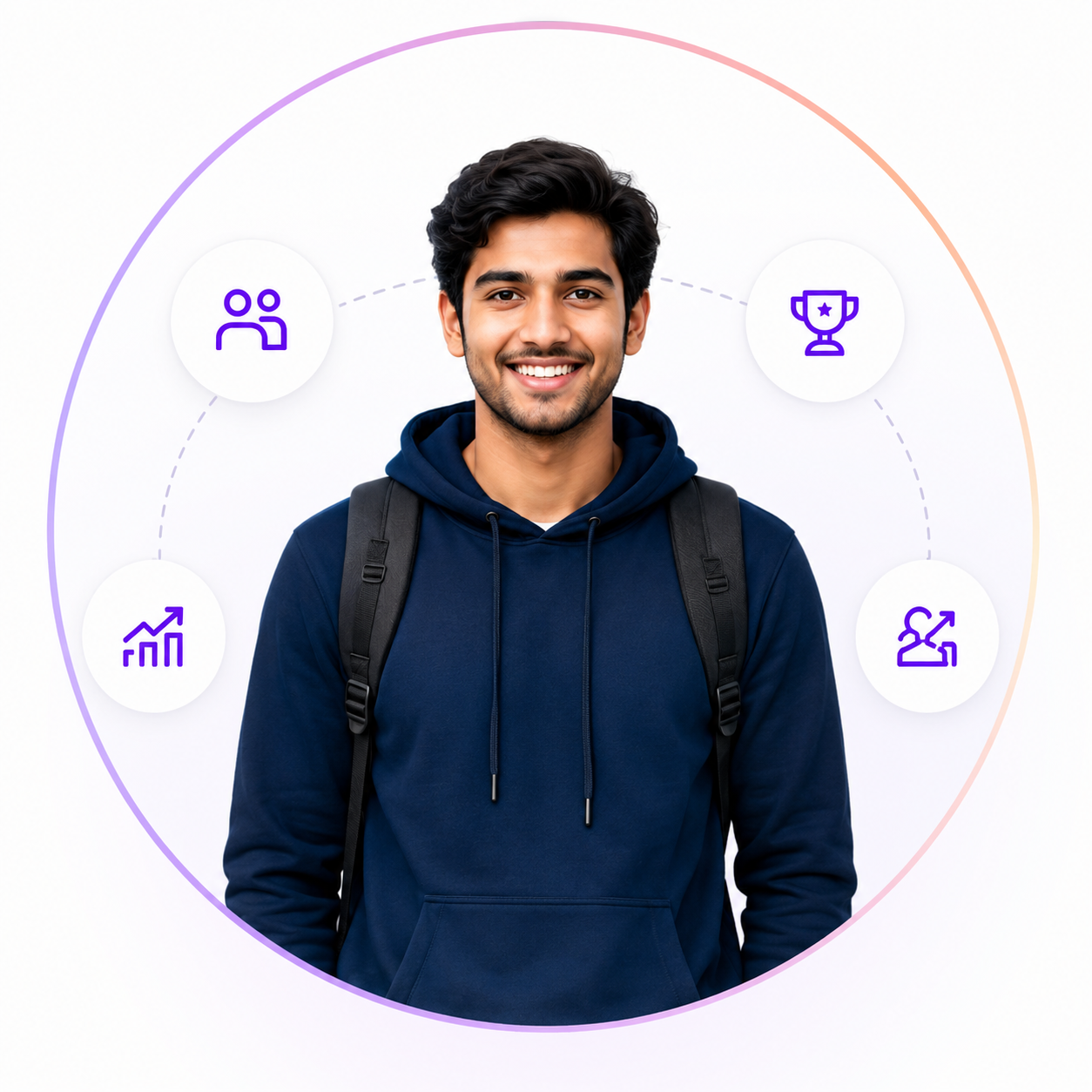 Learner at the center of the Millionaires Academy ecosystem